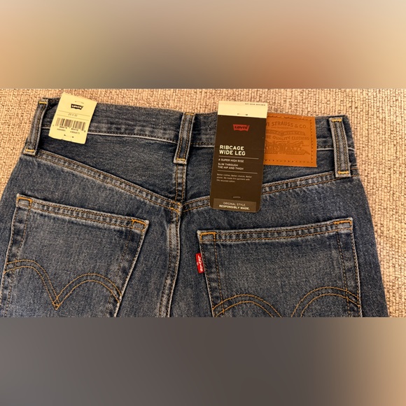 Levi's RIBCAGE WIDE LEG H223 I'M NEVER WRONG sz 25W*32L NWT - Picture 11 of 13